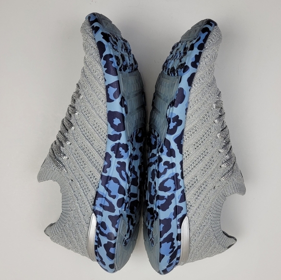 APL Techloom Wave Leopard Blue Silver Running Shoes NEW - 8 - Picture 10 of 12